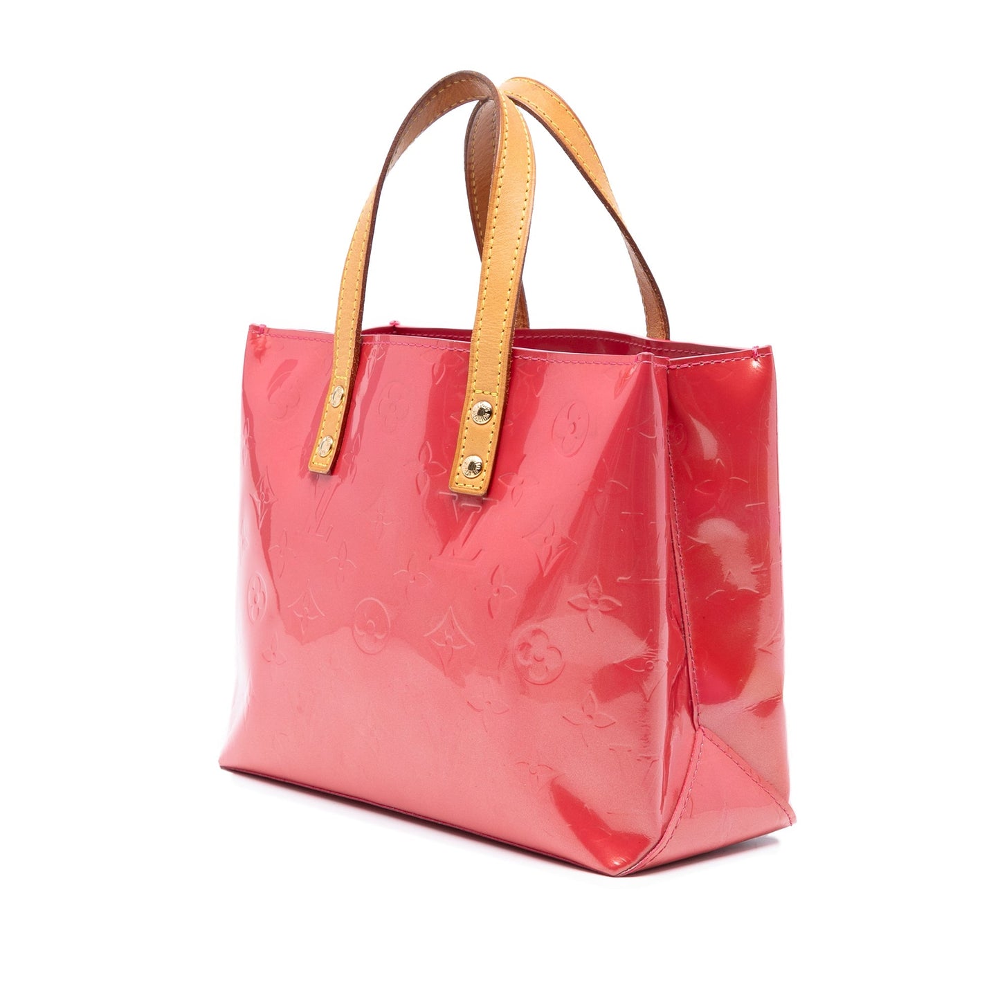 Pink Louis Vuitton Monogram Vernis Reade PM Handbag