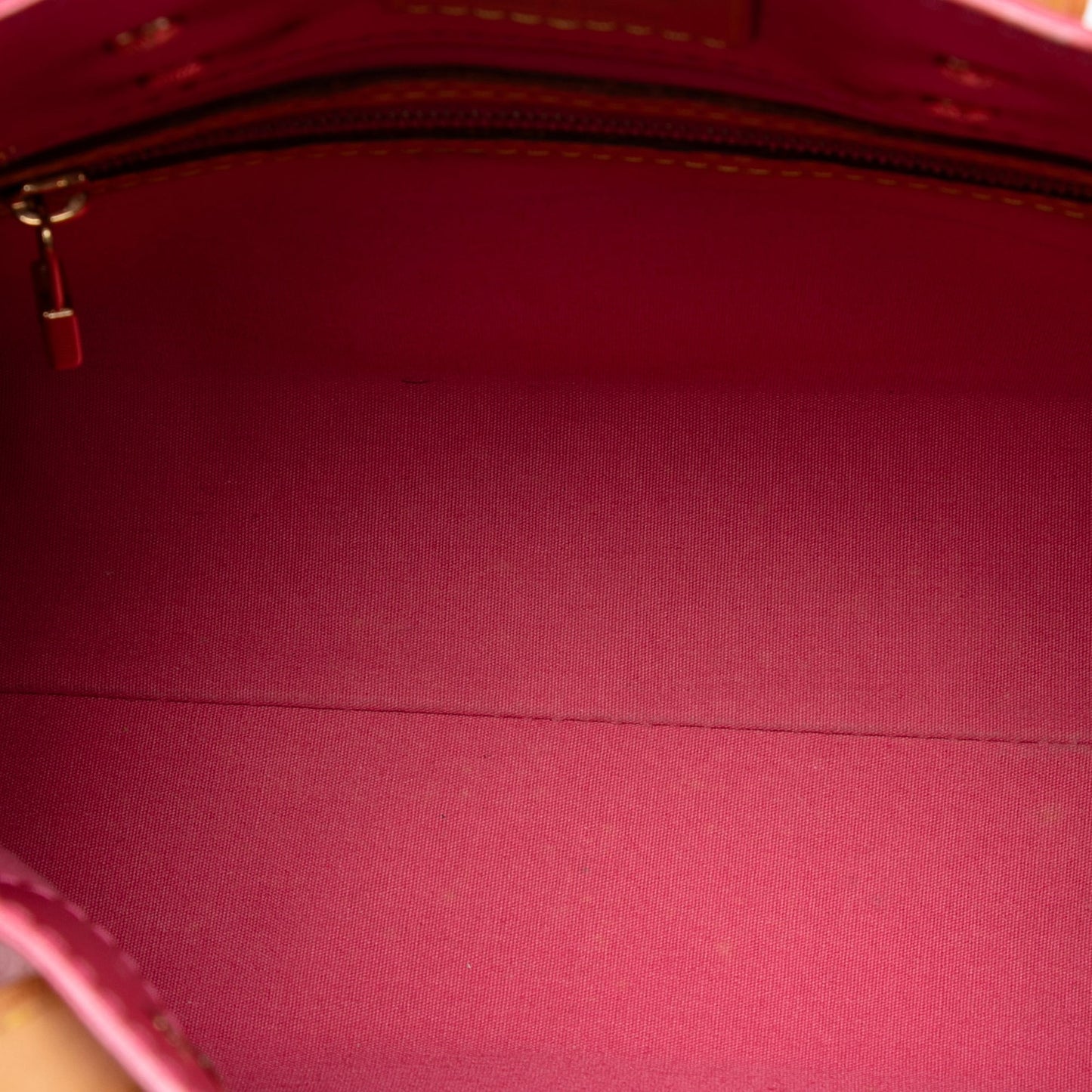 Pink Louis Vuitton Monogram Vernis Reade PM Handbag
