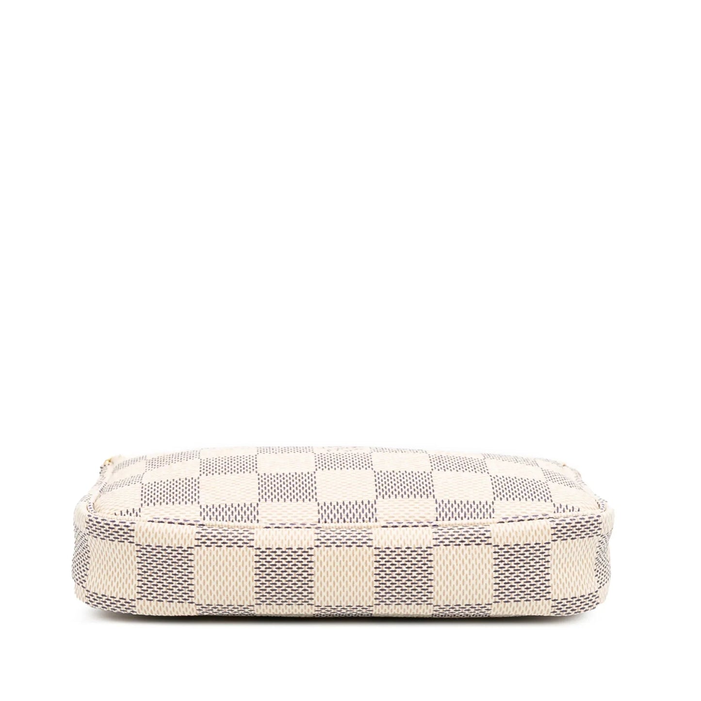 White Louis Vuitton Damier Azur Mini Pochette Accessoires Handbag