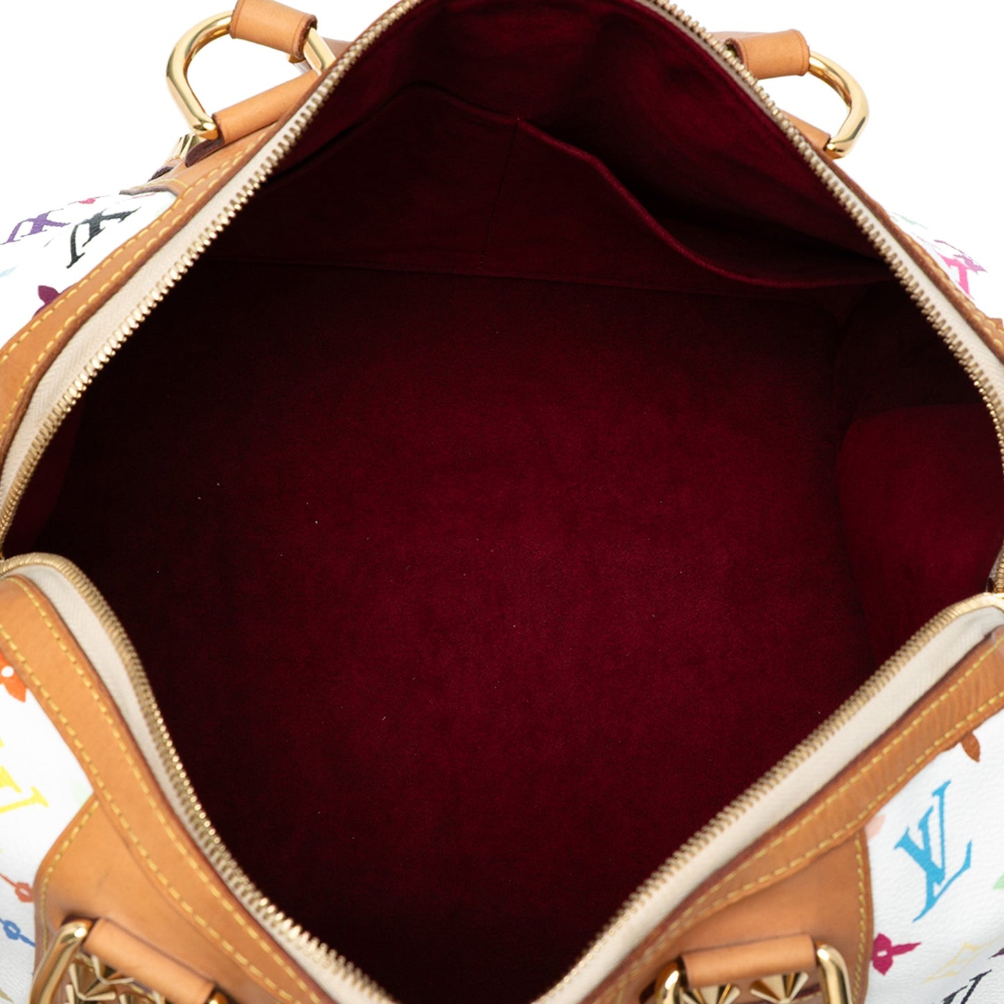 White Louis Vuitton Monogram Multicolore Courtney GM Satchel