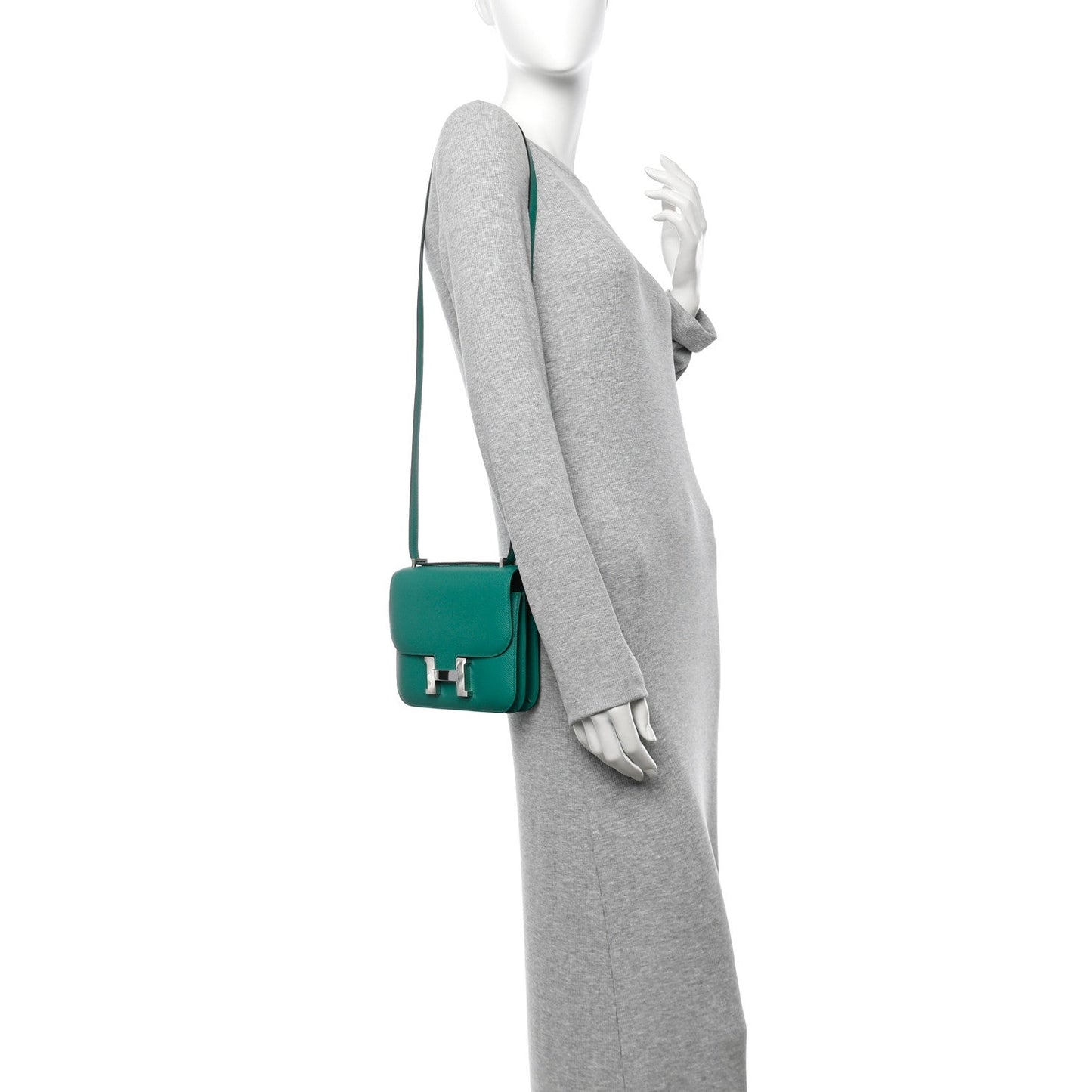 Hermes Epsom Constance 18 Vert Jade