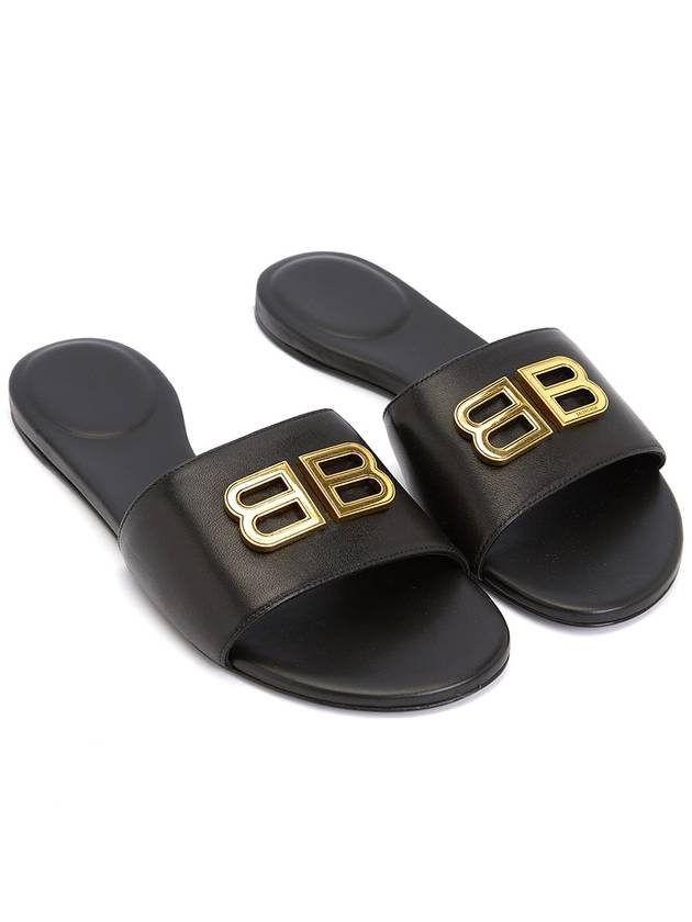 Luxury Balenciaga Trending 2026 Groupie Slippers Black