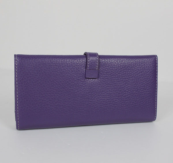 Luxury Hermes Wallet H514 Ladies Purple