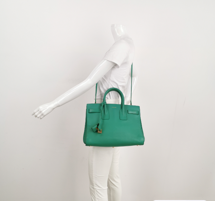 Saint Laurent Sac de Jour Small 32cm Green 24121478982980