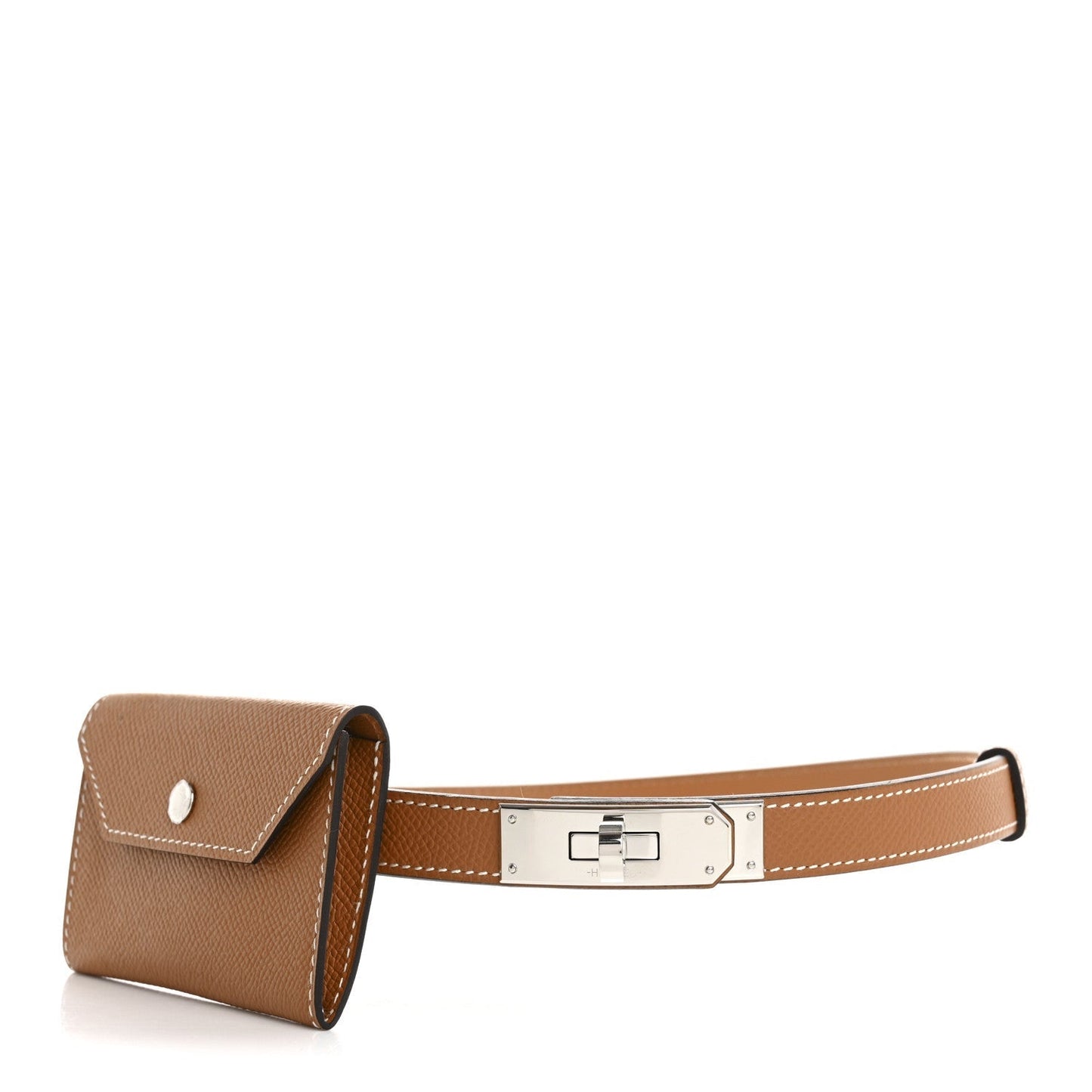 Hermes Epsom Kelly Pocket Belt Gold