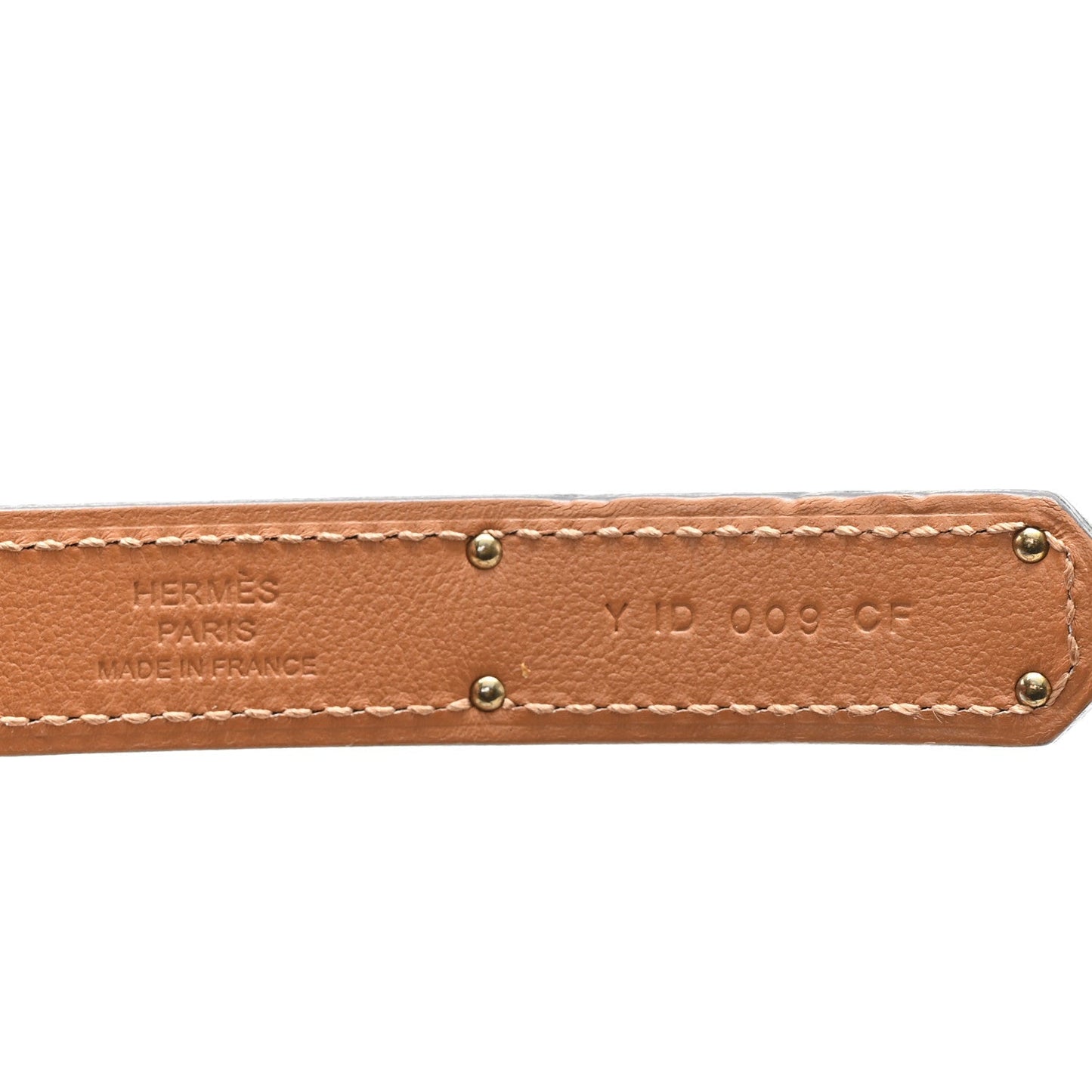 Hermes Epsom Kelly Belt Gold