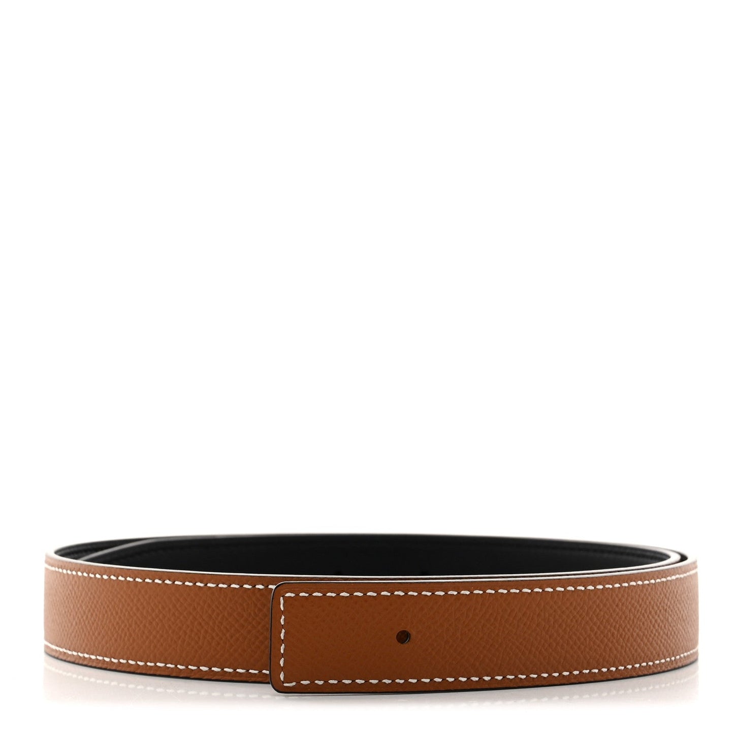 Hermes Swift Epsom 24mm Belt Strap 75 30 Black Gold