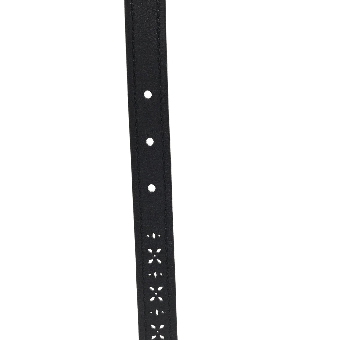 Hermes Epsom Swift Perforated 24mm Mors H Belt 70 28 Black Bleu Saphir
