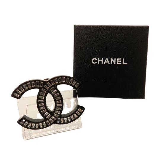 Chanel Coco Mark Brooch Rhinestone 2007 Classic Flap Tote