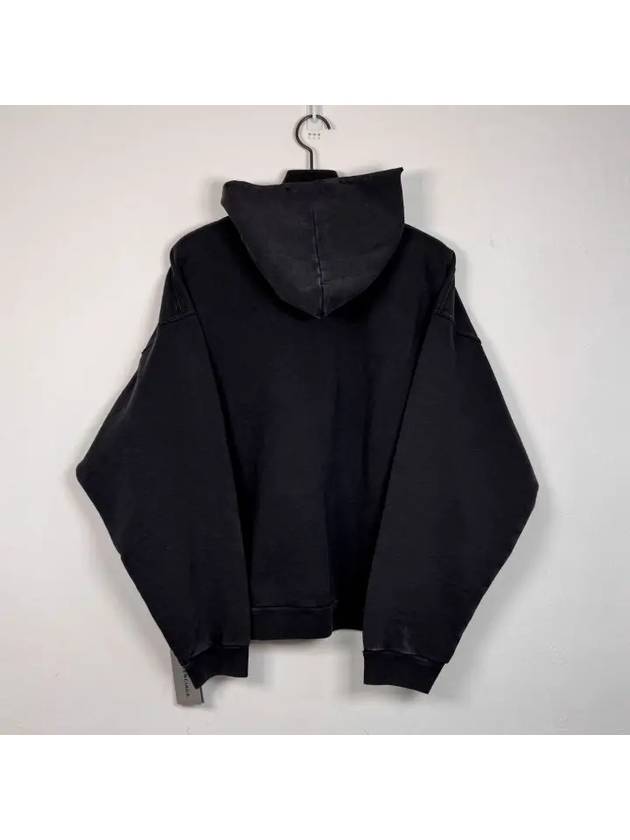 Luxury Balenciaga Trending 2026 DIY College Medium Fit Hoodie Black