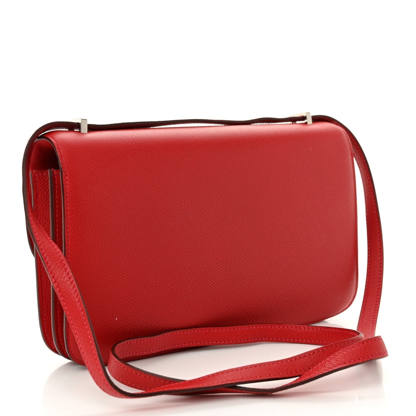 Hermes Epsom Constance Elan 25 Rouge Casaque