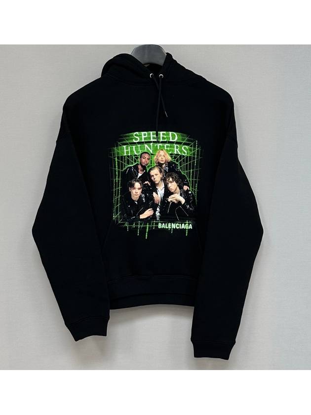 Luxury Balenciaga Trending 2026 Cotton Speedhunter Print Hoodie