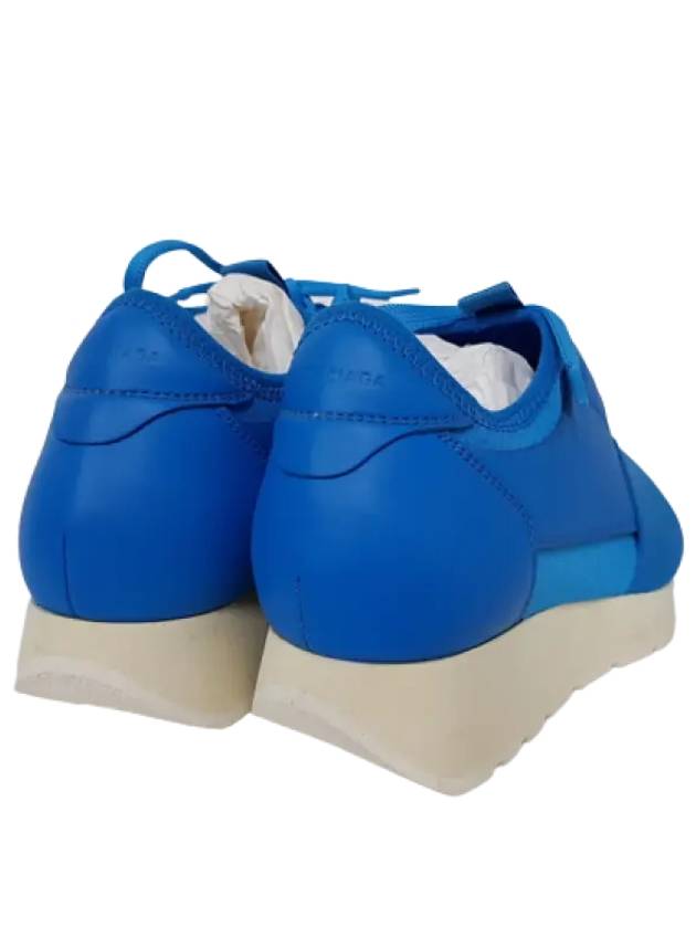 Luxury Balenciaga Trending 2026 Race Low Top Sneakers Blue