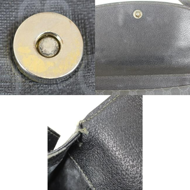 Gucci Vintage Pursesdesigner Purses Black Large G Logo Print Coated Canvas And Black Leather Hobo Ba