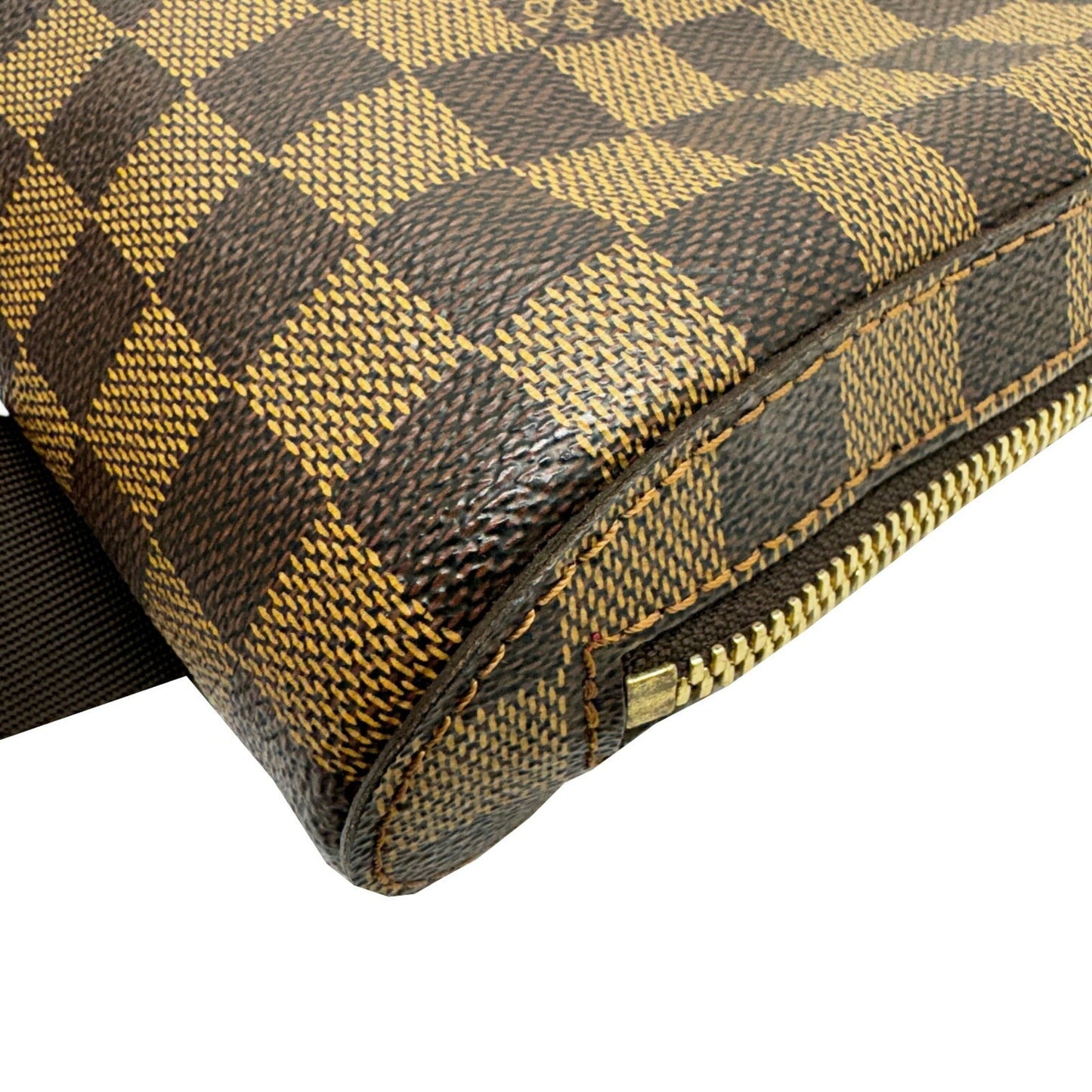 Louis Vuitton Damier Canvas Ebene Damier Canvas Shoulder Bag Sling Bag