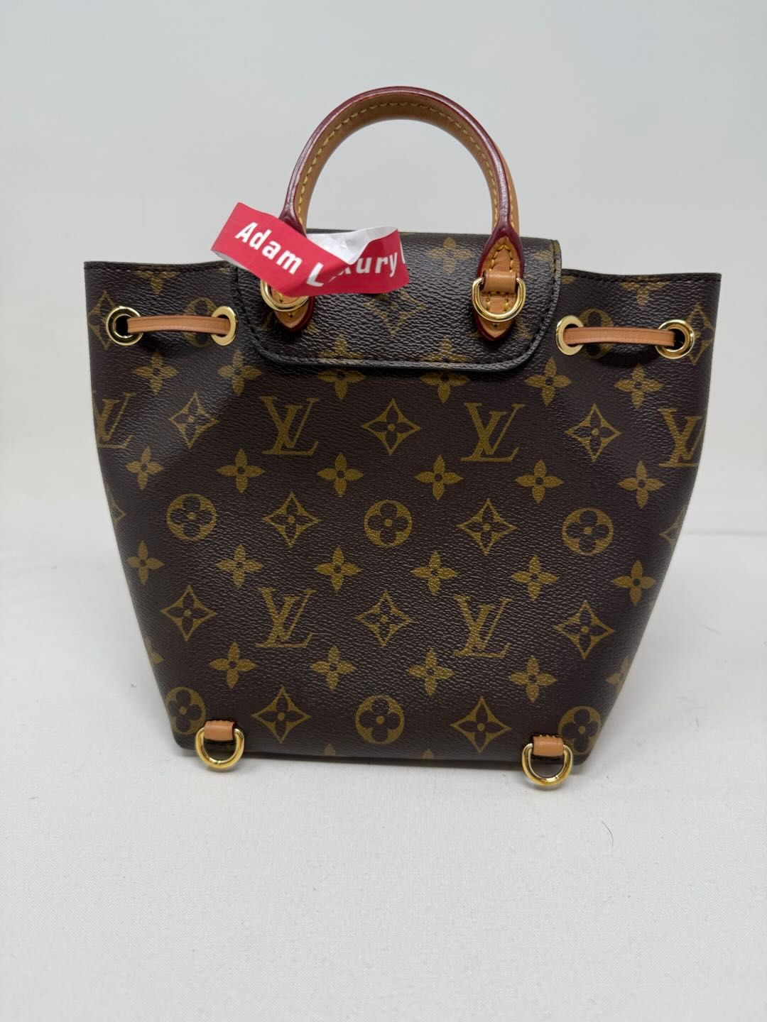 LOUIS VUITTON Monogram Montsouris BB Backpack Natural B21-80