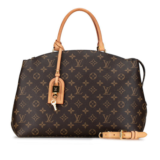 Louis Vuitton Monogram Grand Paré MM Handbag 2WAY M45898 Brown PVC Leather Louis Vuitton