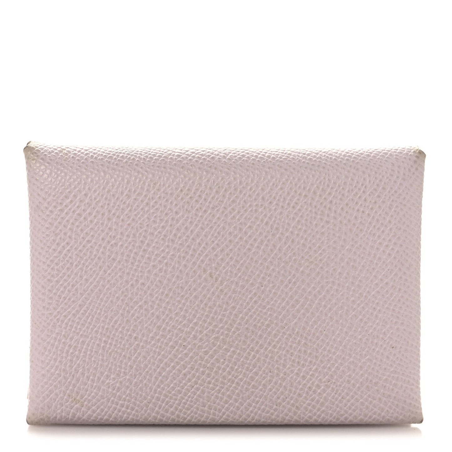 Hermes Epsom Calvi Duo Card Case Mauve Pale