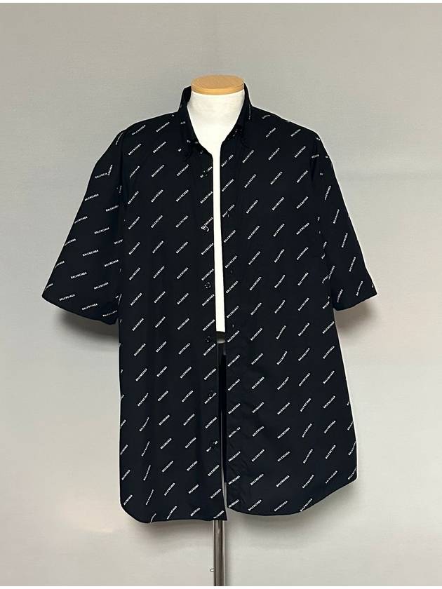 Luxury Balenciaga Trending 2026 Multi logo short sleeve shirt 105