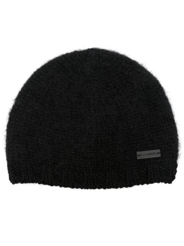 Luxury Saint Laurent Trending 2025 Bonnet Knit Beanie Black