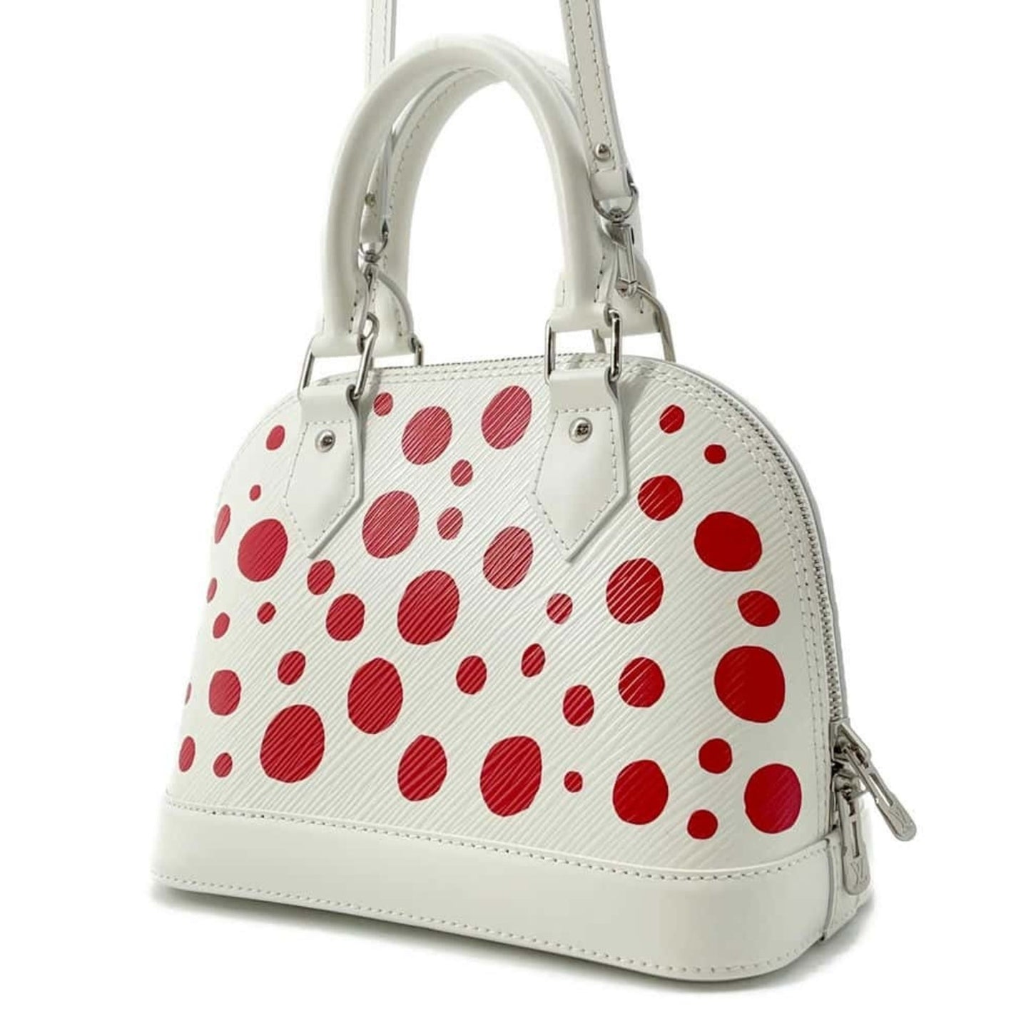 Louis Vuitton Blanc Rouge Epi Leather Handbag