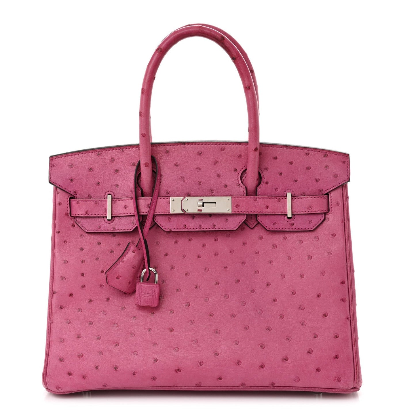 Hermes Ostrich Birkin 30 Rose Pourpre