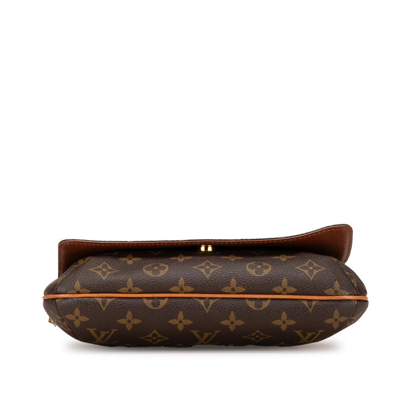 Louis Vuitton Monogram Museet Tango Short Handbag M51257 Brown PVC Leather Louis Vuitton