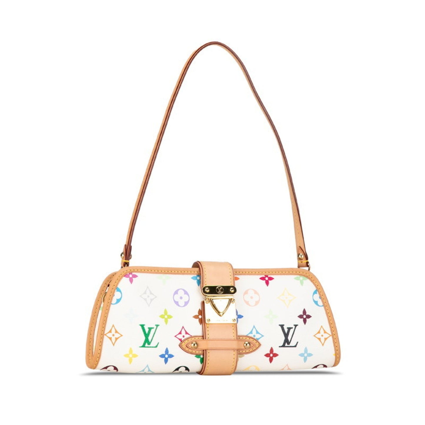 Louis Vuitton Blanc  Pvc Leather Shoulder Bag