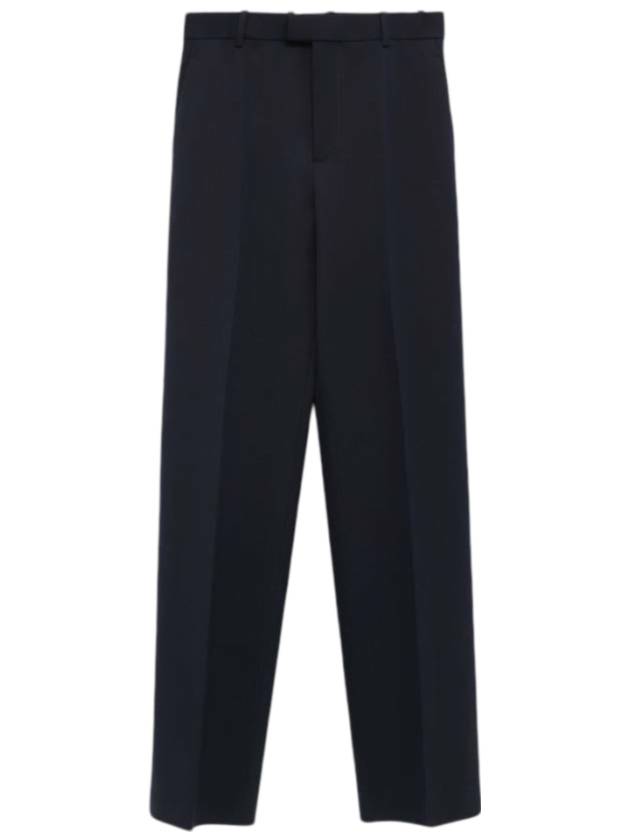 Luxury Bottega Veneta straight pants 743466 VKIS0 4121 NAVY