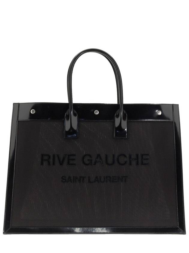 Luxury Saint Laurent Trending 2025 23 ss Rib GAUCHE Medium Tote Bag 742681FABXI1000 B0040477439