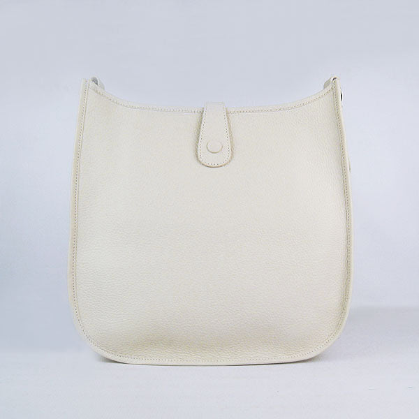 Luxury Hermes Evelyne I handbag H6309 beige silver