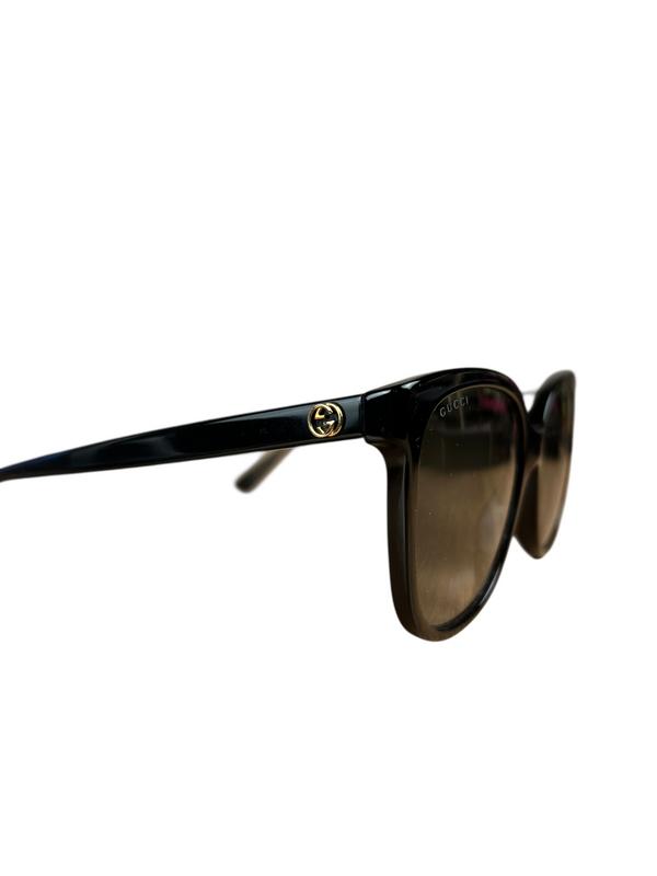 Gucci Thin Black Frame Sunglasses