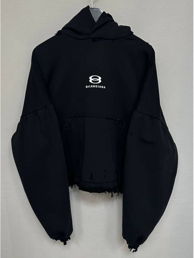 Luxury Balenciaga Trending 2026 Unity Sports Icon Cropped Hoodie