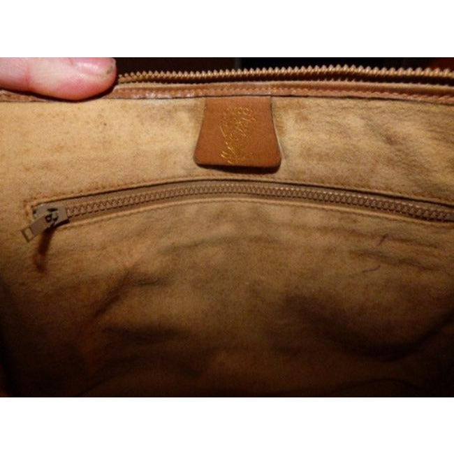 Gucci Vintage Purses Brown Leather And Gg Leather Clutch