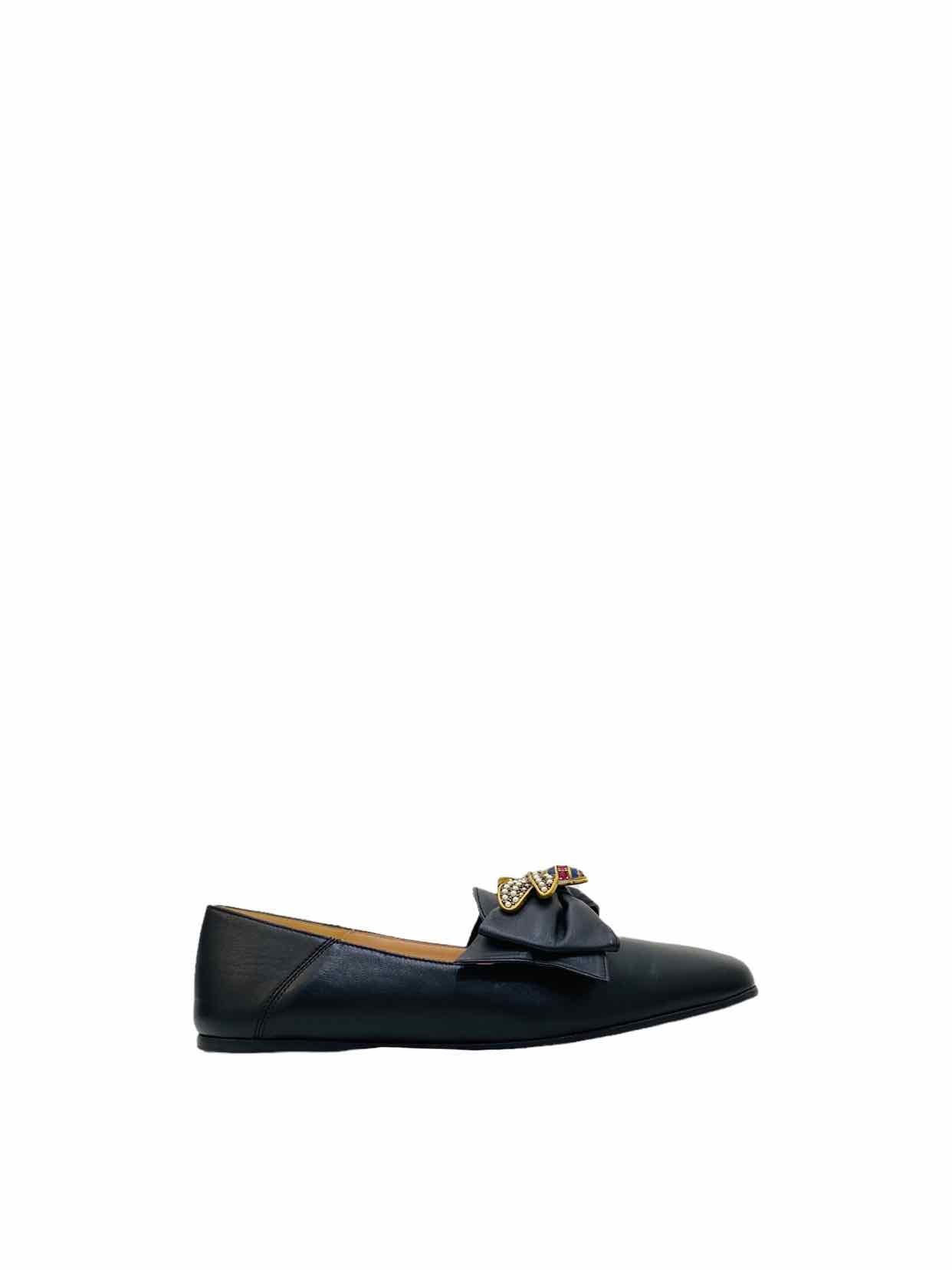 GUCCI Black Size EU 35.5 Ballet Flats
