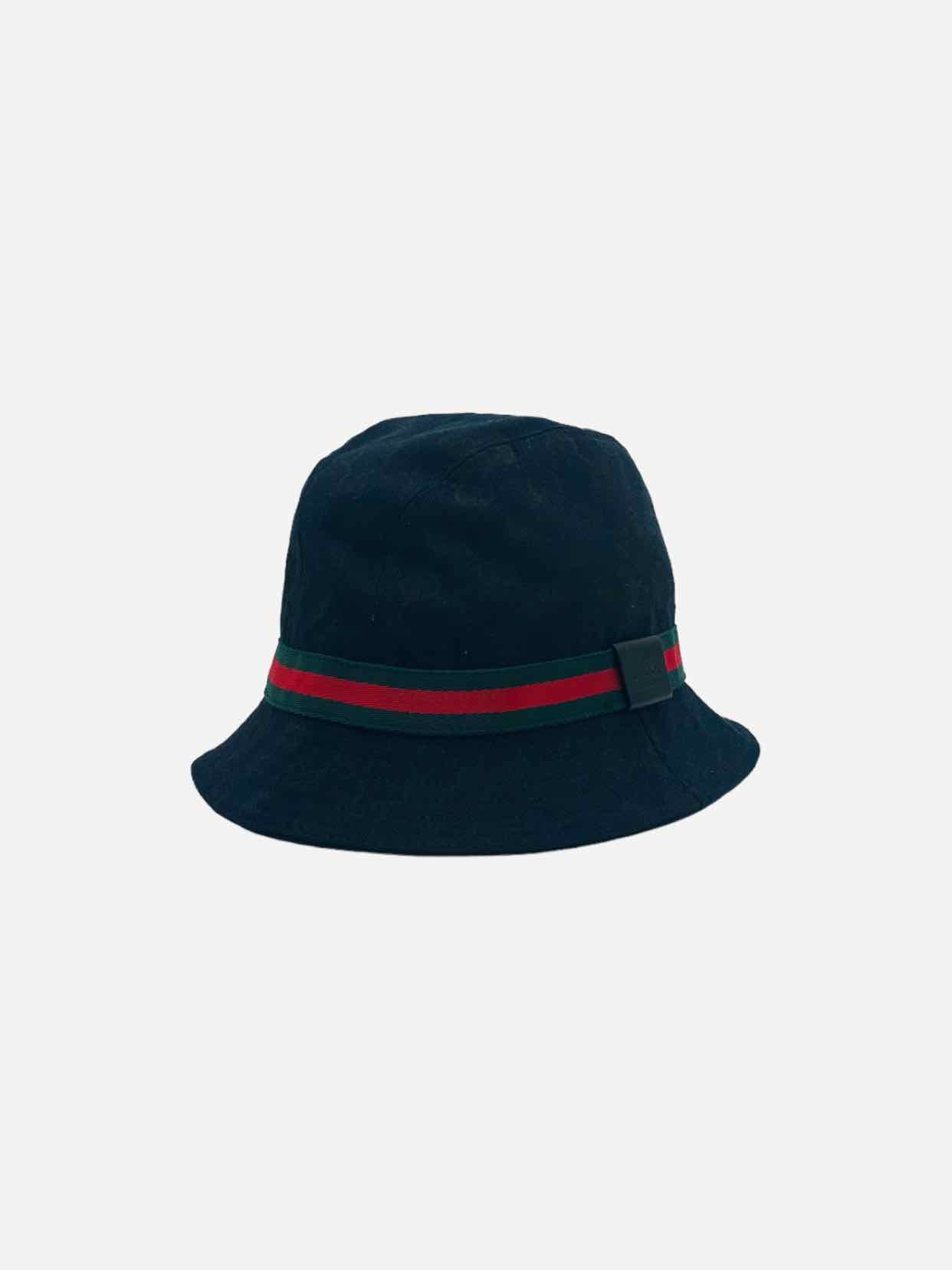 GUCCI Black GG Bucket Hat