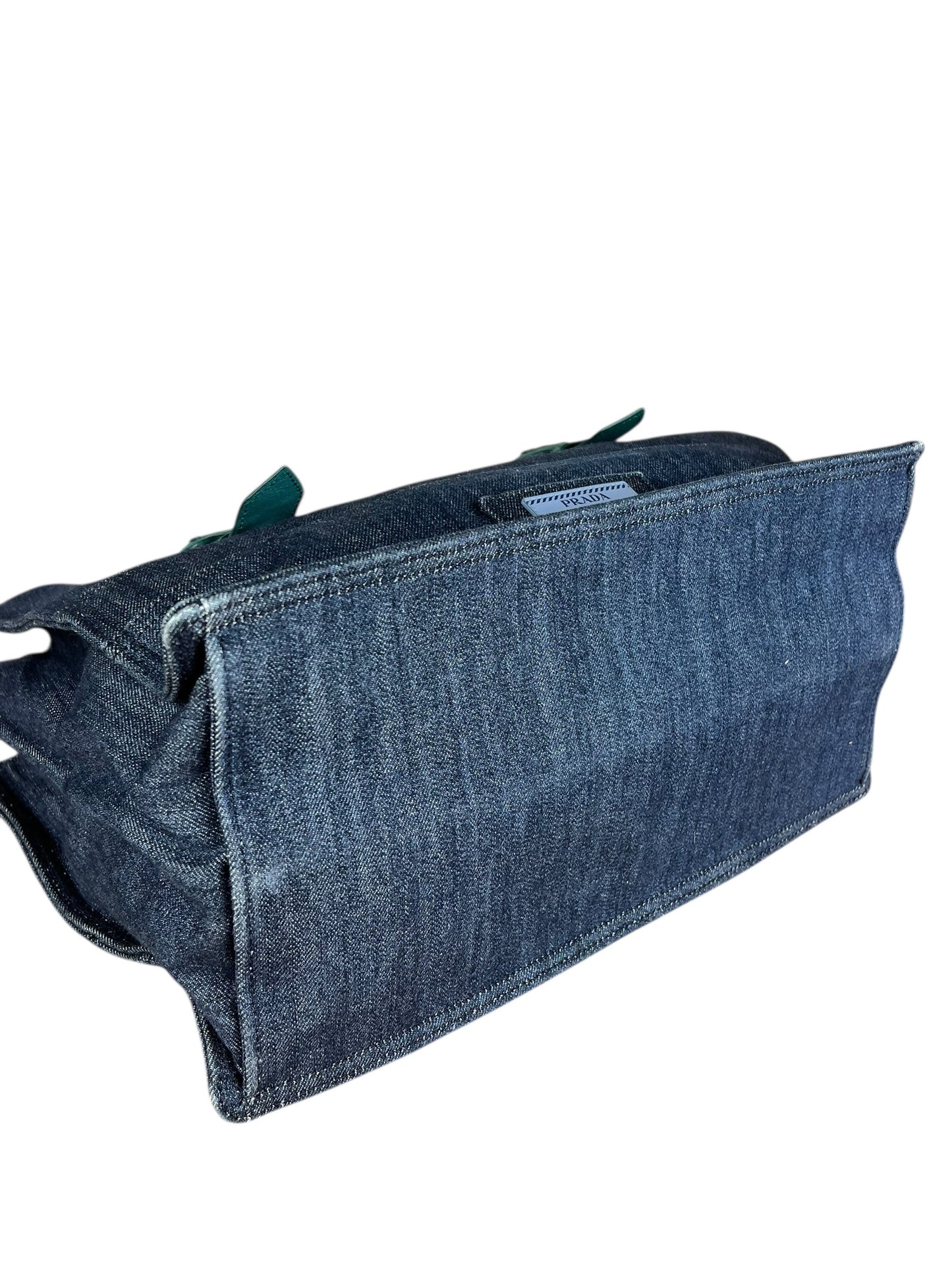 Prada Denim Etiquette 2Way Tote Bag