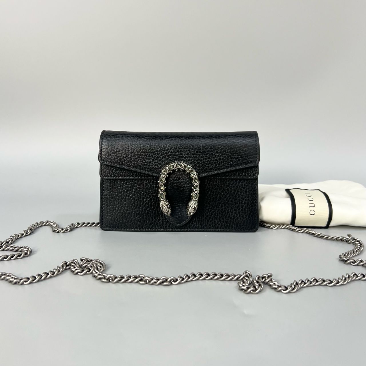 Gucci Dionysus rhinestone mini black 16.5Ã10cm XJ10881