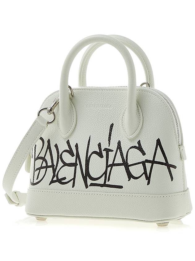 Luxury Balenciaga Trending 2026 Ville Graffiti Tote Bag White