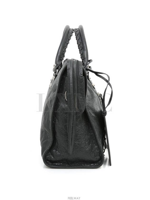 Luxury Balenciaga Trending 2026 City motor bag gray 505550 cross