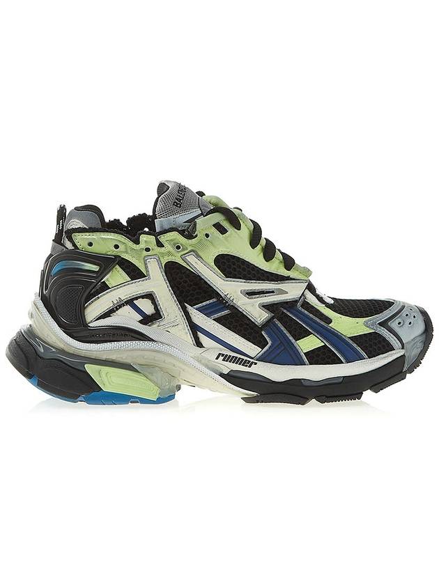 Luxury Balenciaga Trending 2026 Runner Low Top Sneakers Green Black Blue