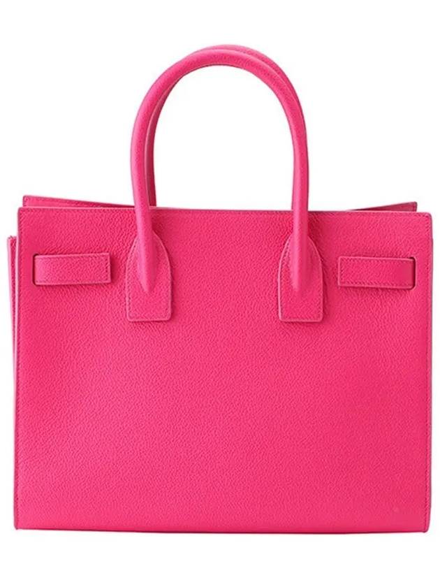 Luxury Saint Laurent Trending 2025 Nano Sac De Jour Leather Tote Bag Hot Pink
