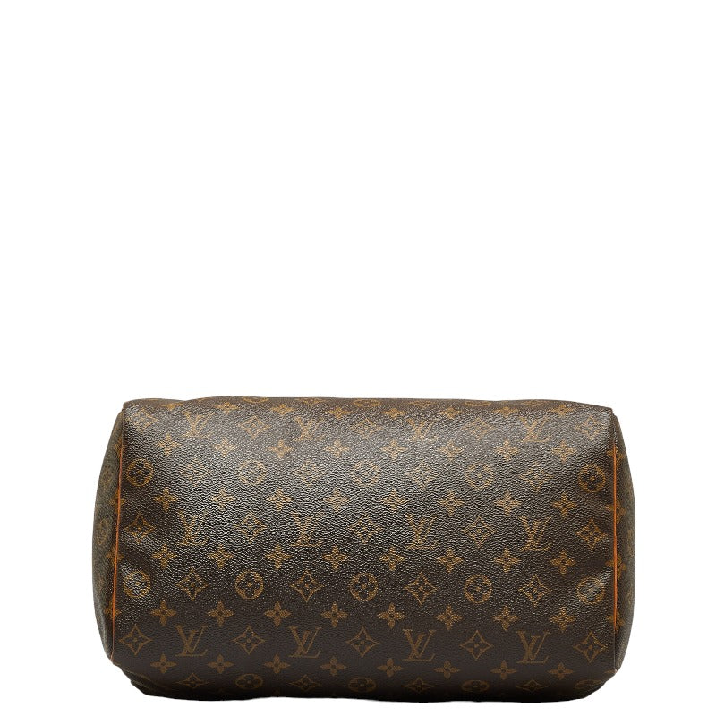 Louis Vuitton Monogram Speed 35 Handbag Boston Bag M41524 Brown PVC Leather Louis Vuitton