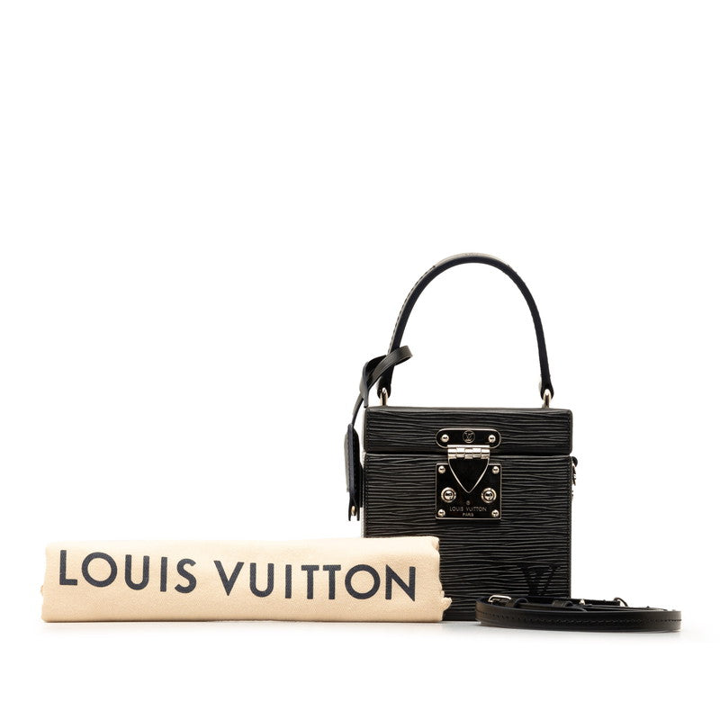 Louis Vuitton Epi Breaker Box Handbag Shoulder Bag 2WAY M52703 Noir Black Leather  Louis Vuitton