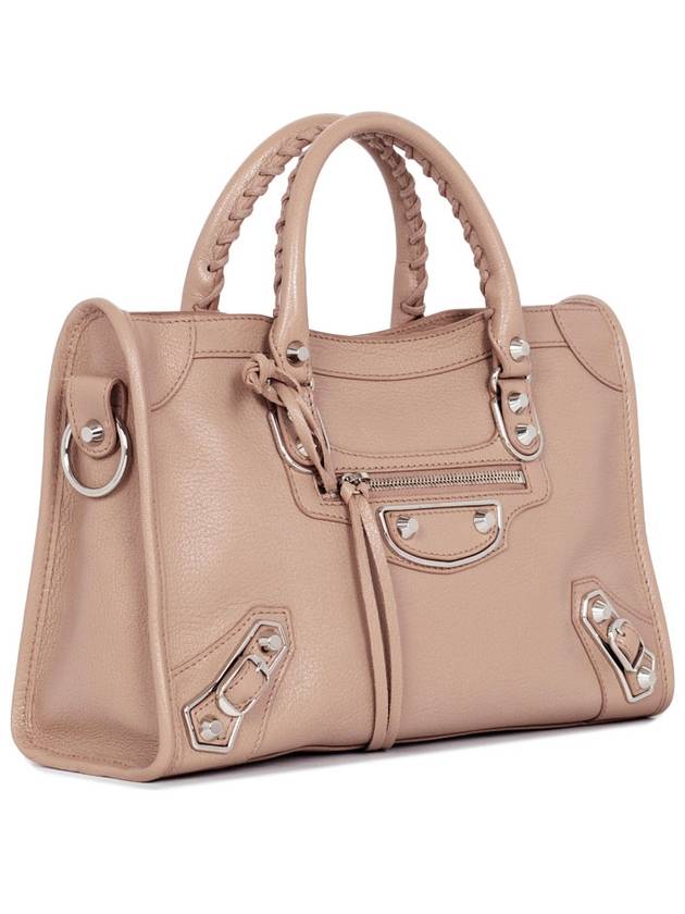 Luxury Balenciaga Trending 2026 Metallic Edge Mini City Tote Bag Pink