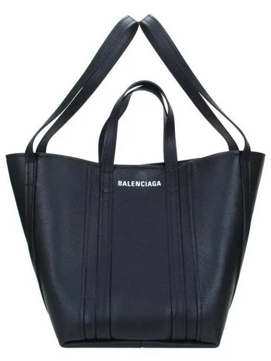 Luxury Balenciaga Trending 2026 Everyday East West Tote Bag Black