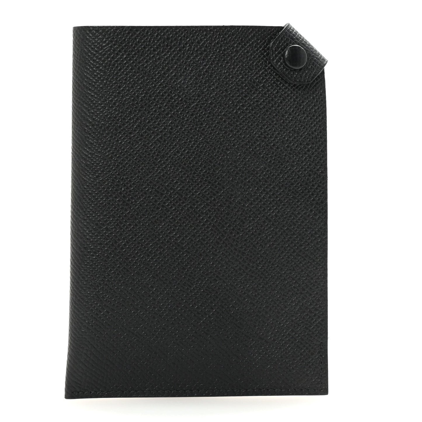 Hermes Epsom Tarmac PM Passport Holder Black