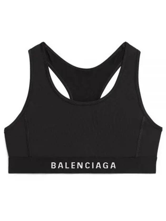 Luxury Balenciaga Trending 2026 WoMen's Athletic Sports Bra Black