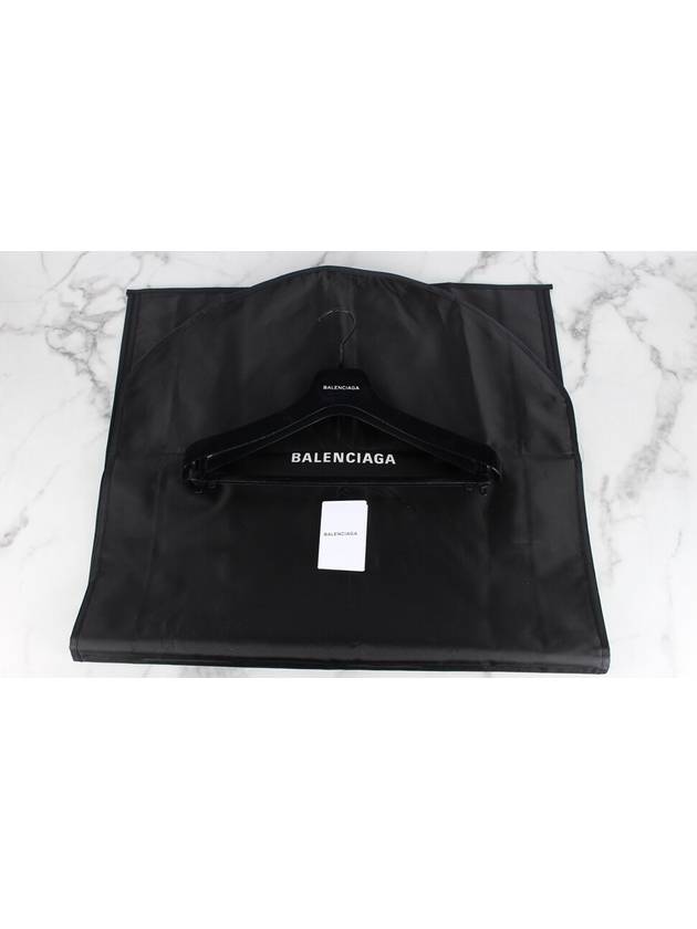 Luxury Balenciaga Trending 2026 wave logo denim jacket 46