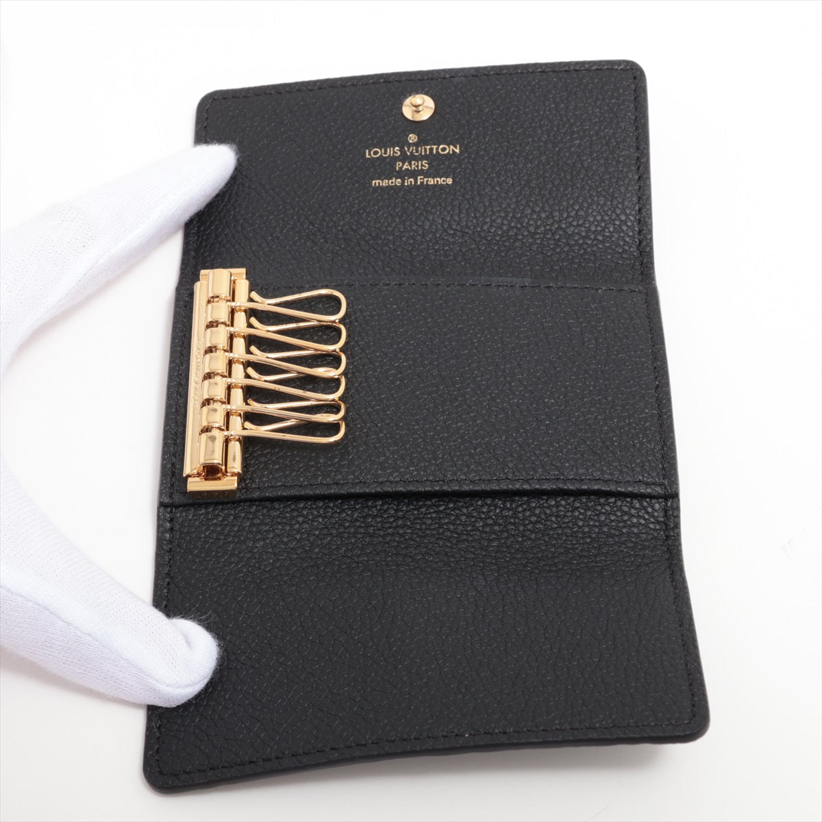 Louis Vuitton Amplant Multicle 6 M64421 Noir Keycase